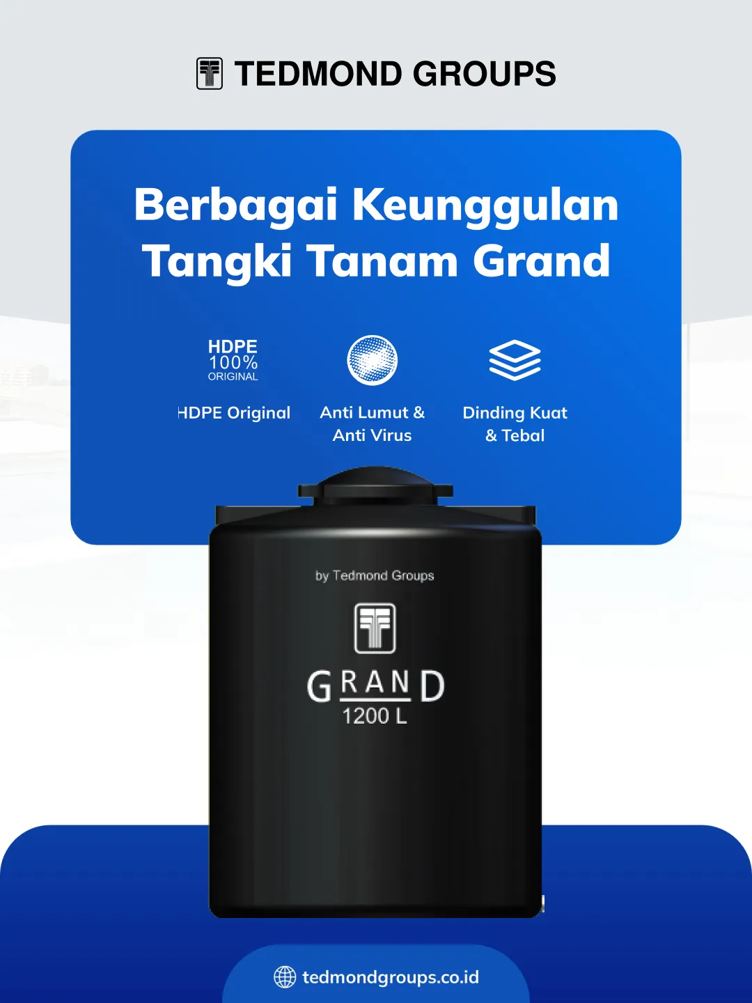 Berbagai Keunggulan Tangki Tanam Grand