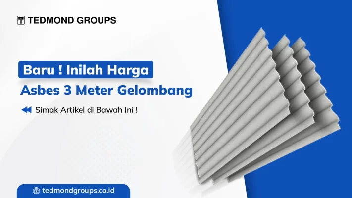 Harga Asbes 3 Meter Gelombang Kecil