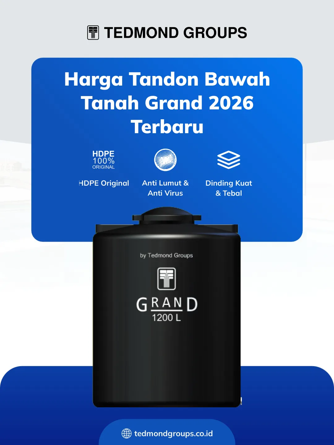 Harga Tandon Bawah Tanah Grand