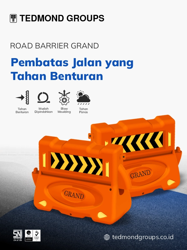 Road Barrier Grand, Pembatas Jalan Yang Tahan Benturan