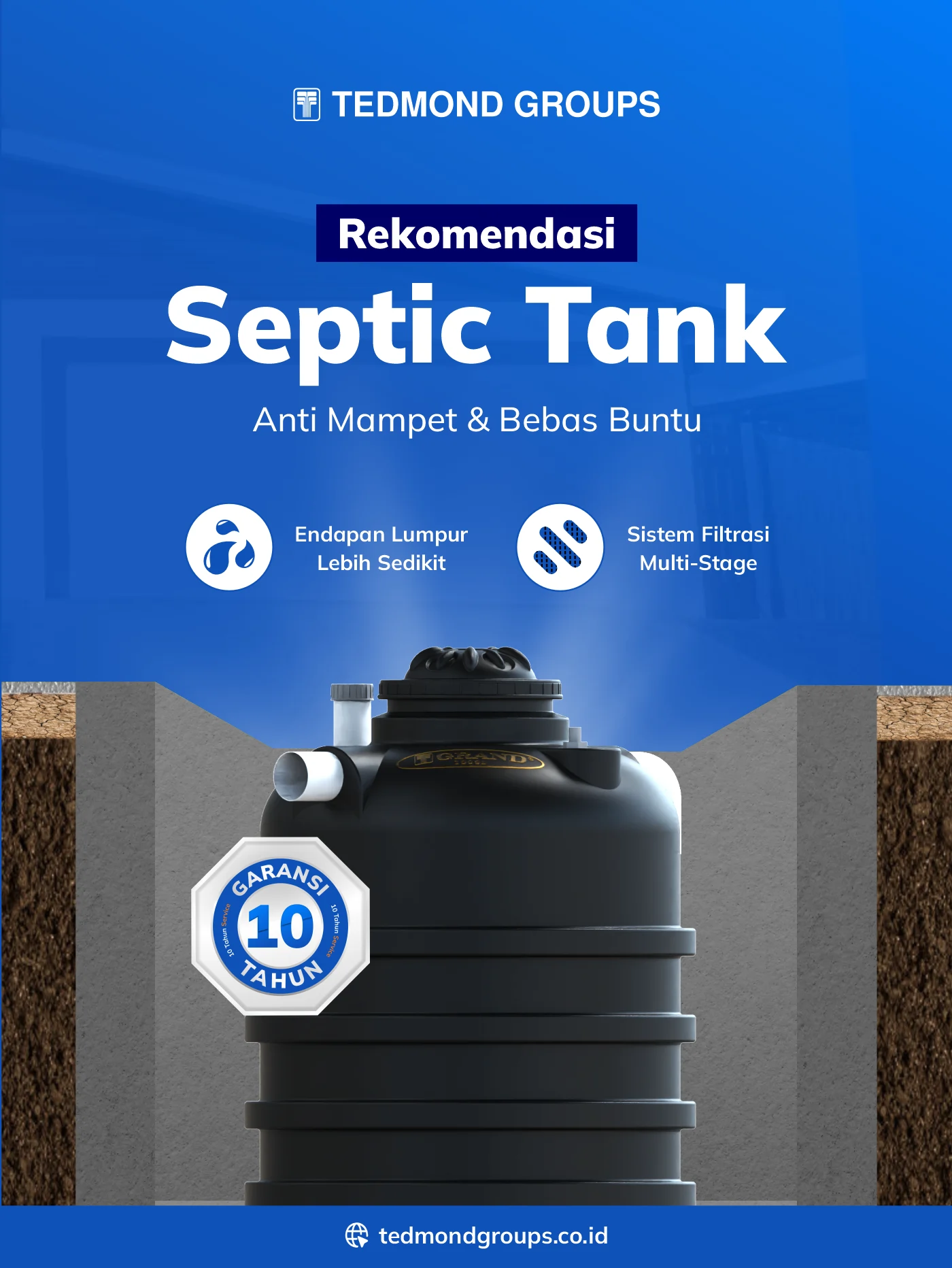Rekomendasi Septic Tank Anti Mampet Dan Bebas Buntu