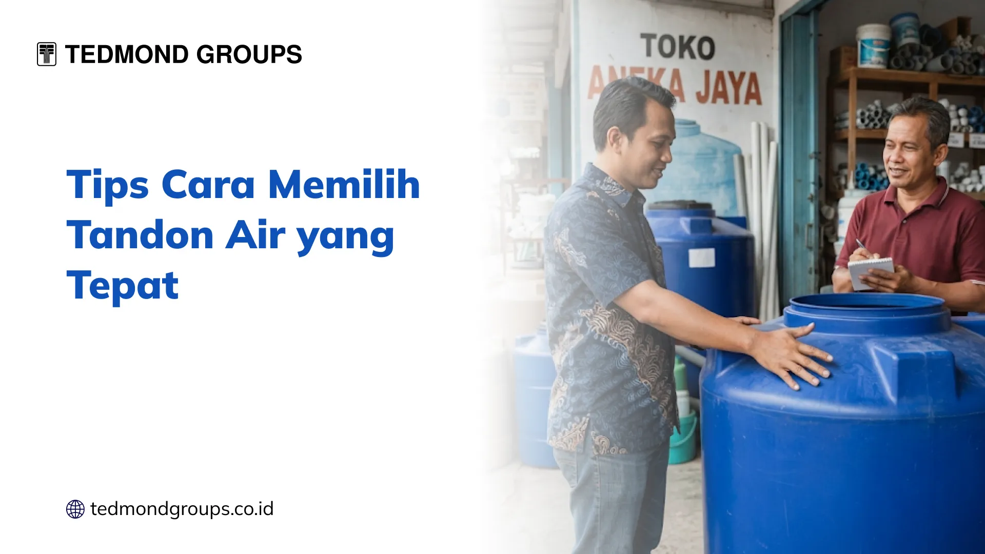Tips Cara Memilih Tandon Air yang Tepat