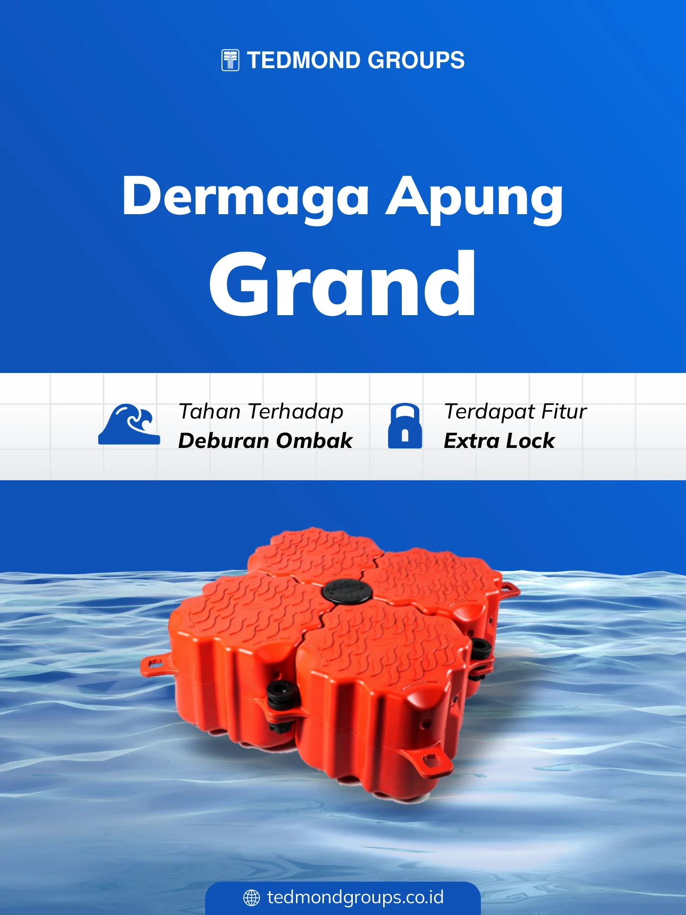 Pelampung Dermaga Grand, Kuat Dan Anti Pecah