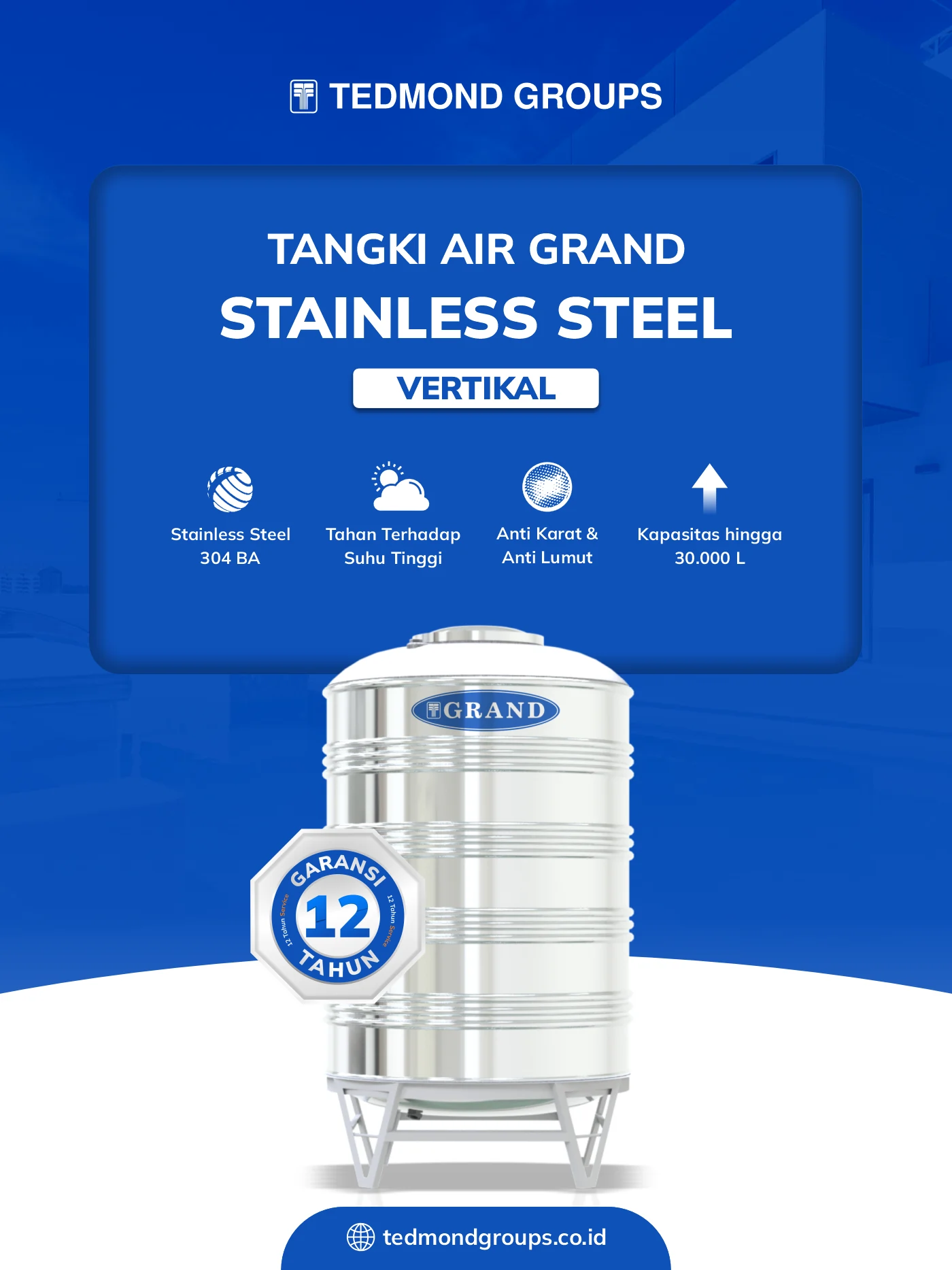 Tangki Stainless Untuk Rumah Dan Usaha