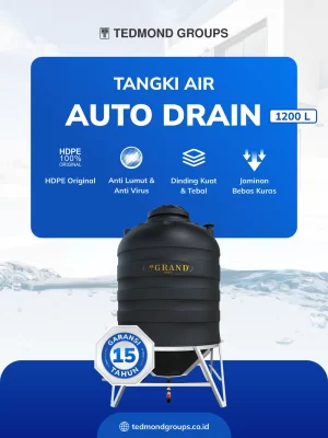 1. tangki auto drain 1200 liter