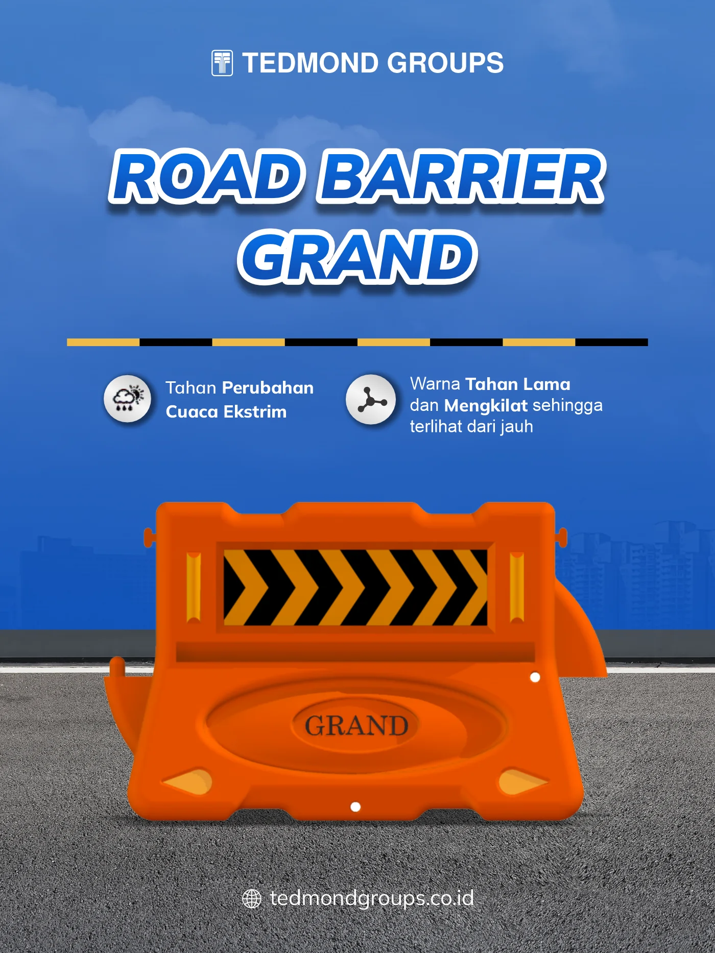 Kelebihan road barrier grand