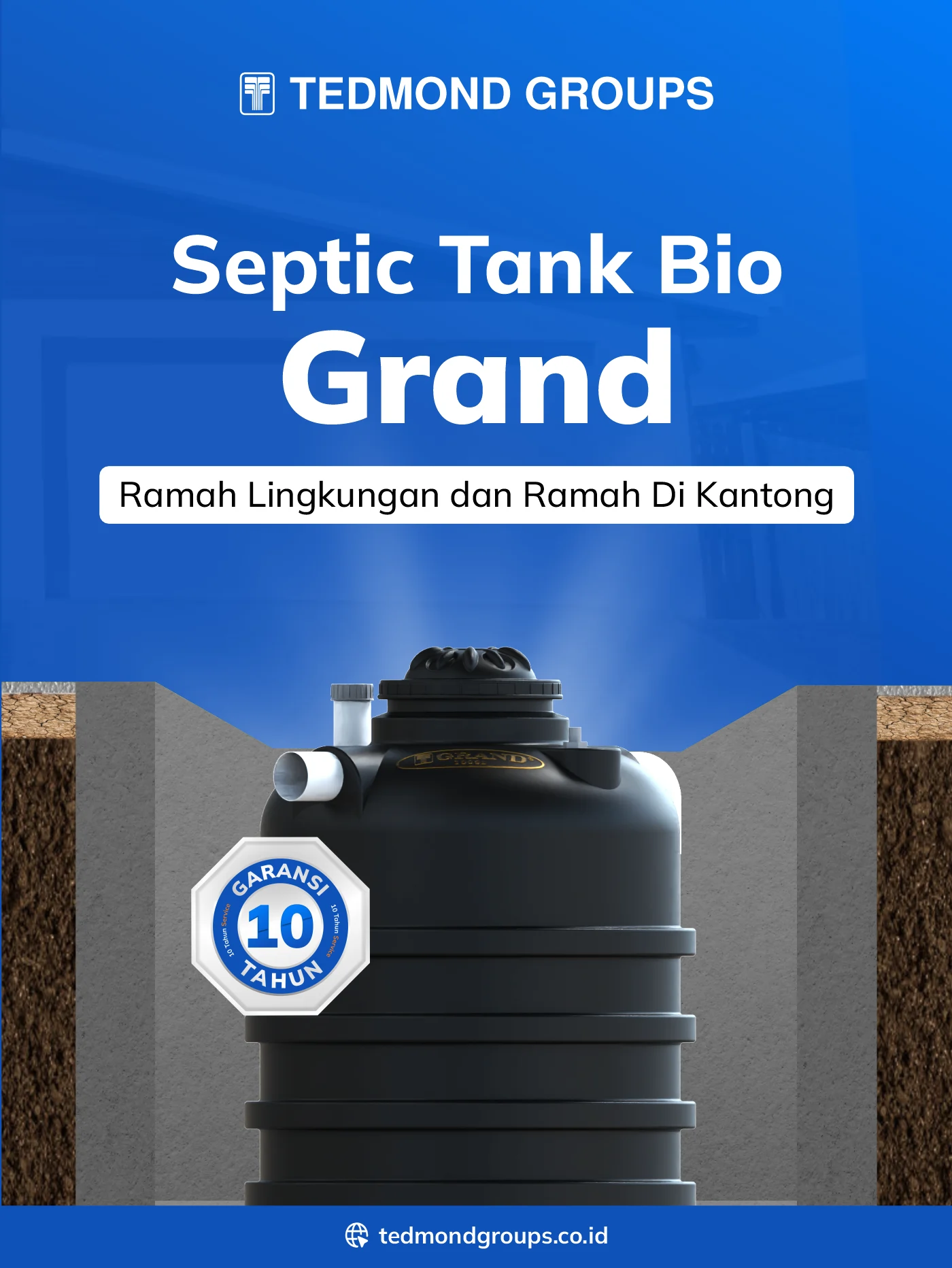 Septic tank bio grand, ramah lingkungan dan ramah di kantong