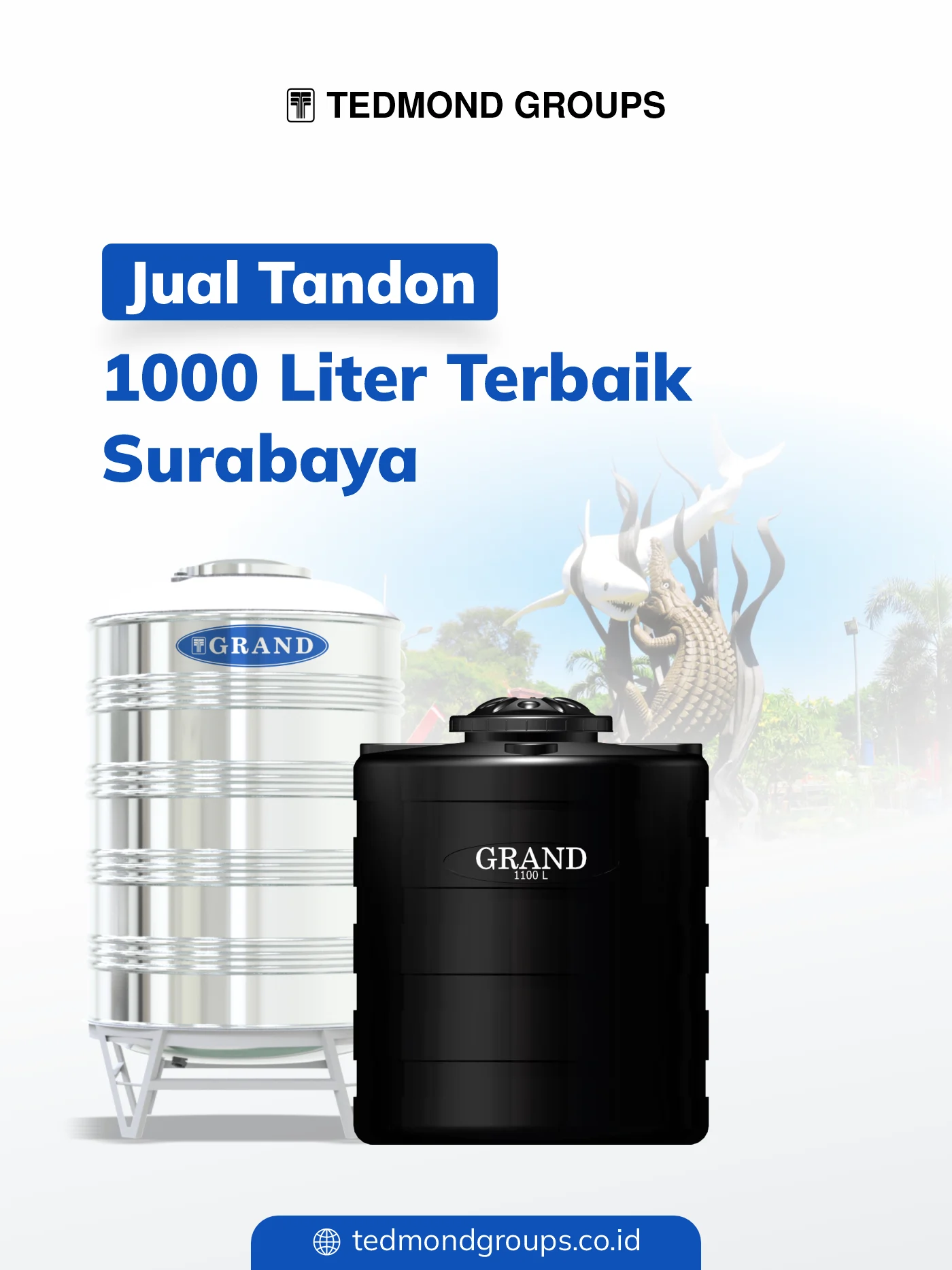 Jual tandon 1000 liter terbaik surabaya