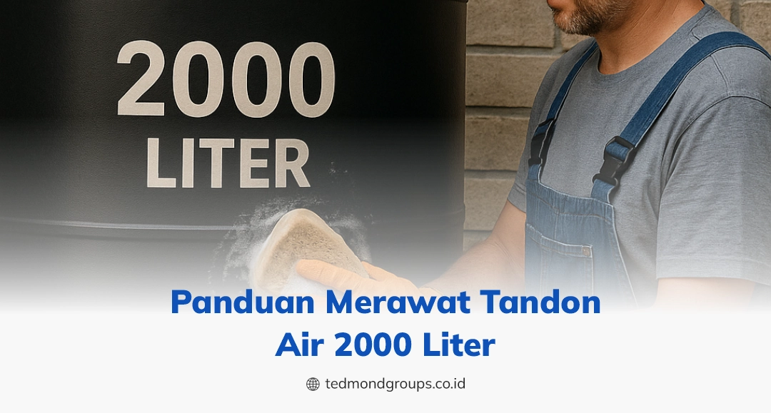 Panduan merawat tandon air 2000 liter