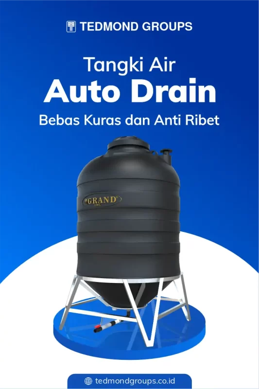 Tangki Air Auto Drain, Bebas Kuras untuk Air Lebih Bersih