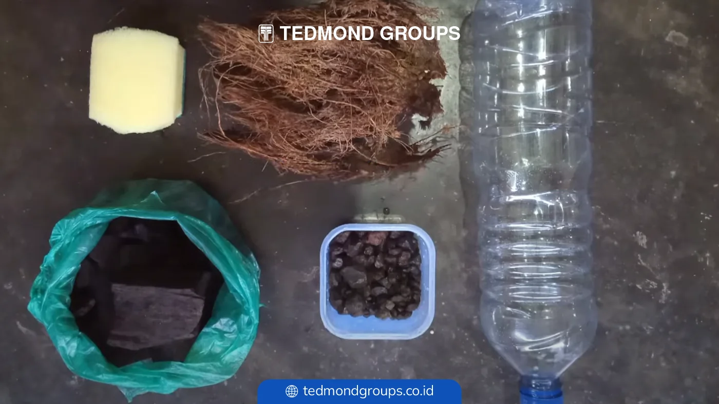 Cara menjernihkan air secara fisika dengan alat sederhana