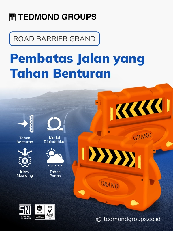 Keunggulan road barrier merk grand, solusi aman