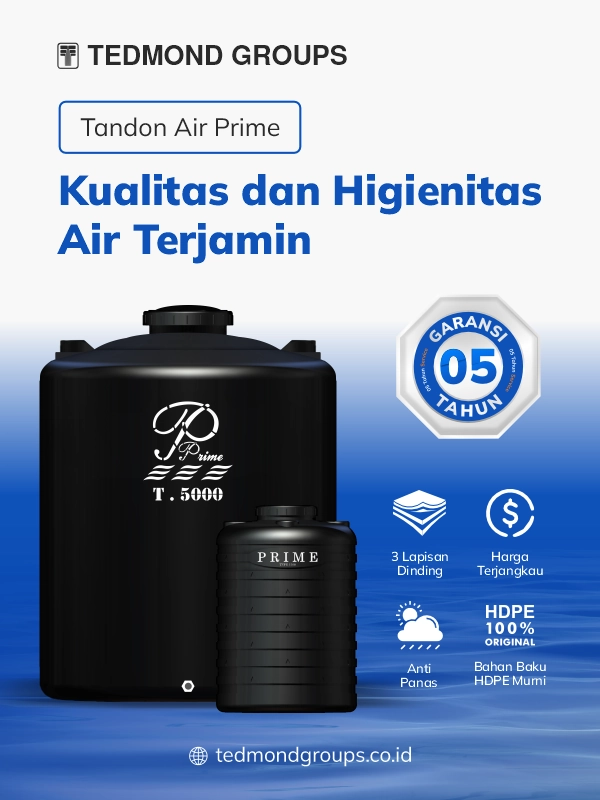 Keunggulan tangki air prime