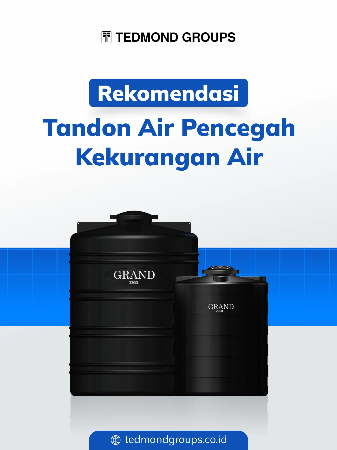 Rekomendasi tandon air pencegah kekurangan air