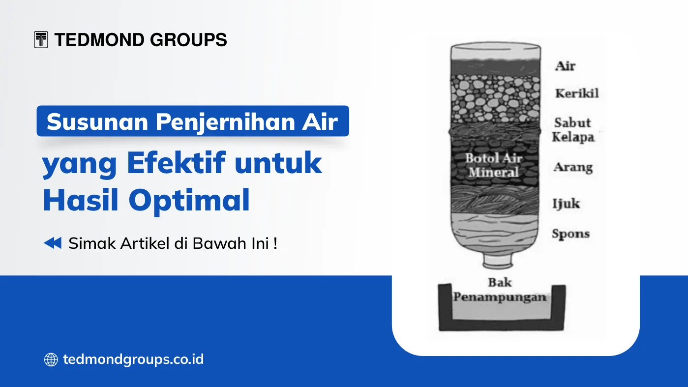 Susunan penjernihan air yang efektif untuk hasil optimal