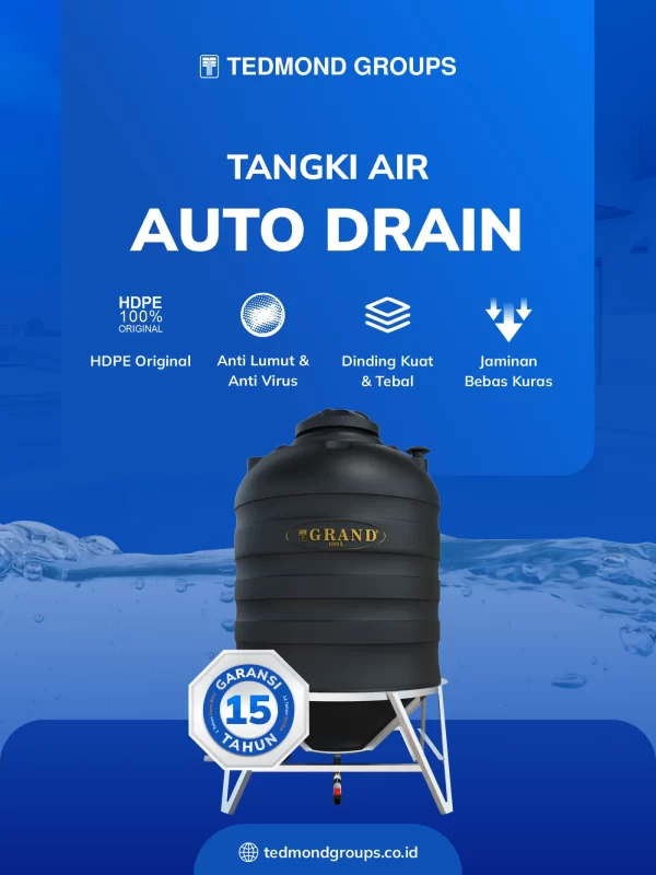 Tangki Air Auto Drain, Solusi Praktis untuk Air Lebih Bersih