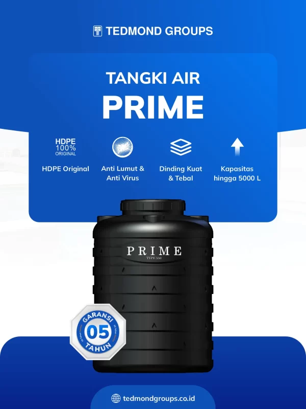 Tangki Air Prime, Pendukung Saluran Air Rumah yang Optimal