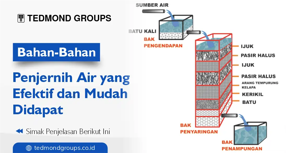 Bahan bahan penjernihan air yang efektif dan mudah didapat