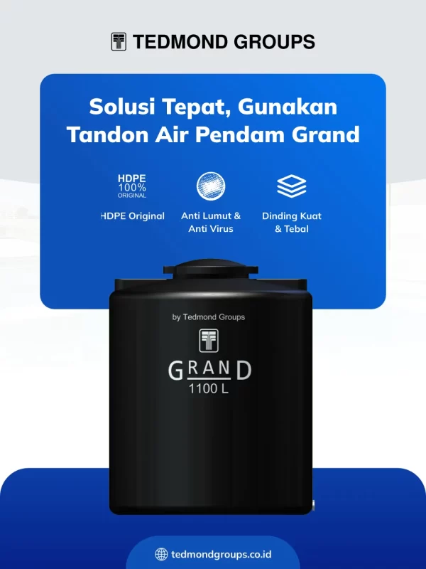 Solusi Tepat, Gunakan Tandon Air Pendam Grand