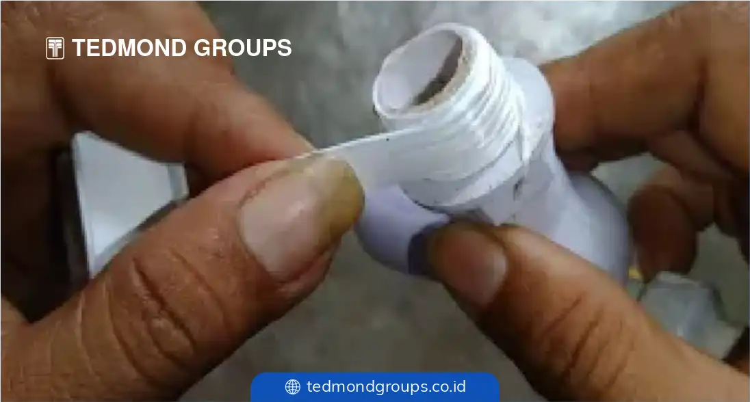 Cara penggunaan seal tape kran air yang benar