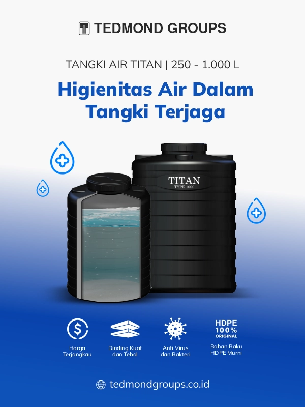 Berbagai keunggulan tangki air merk titan