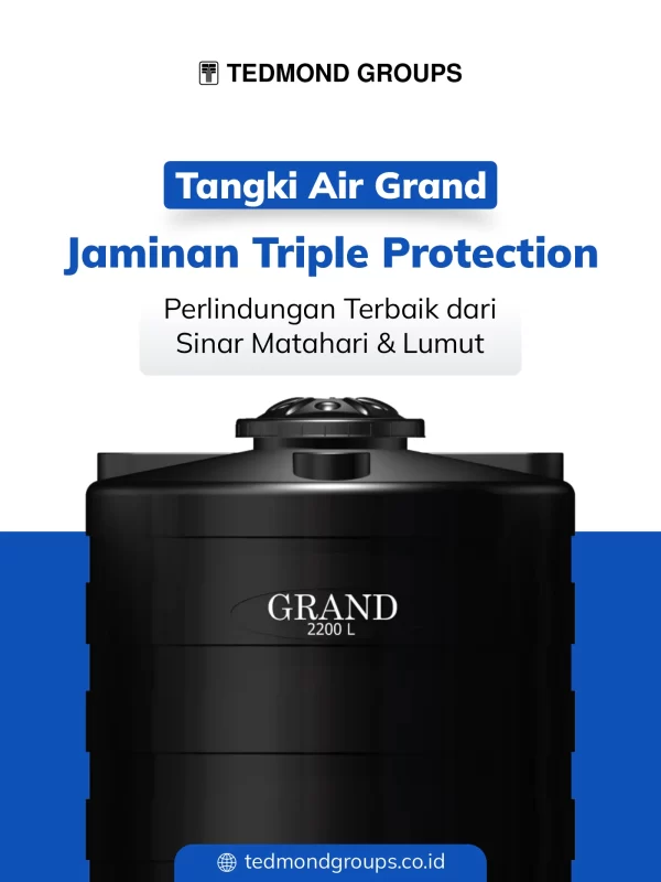 Rekomendasi Toren Air dengan Triple Layer Protection