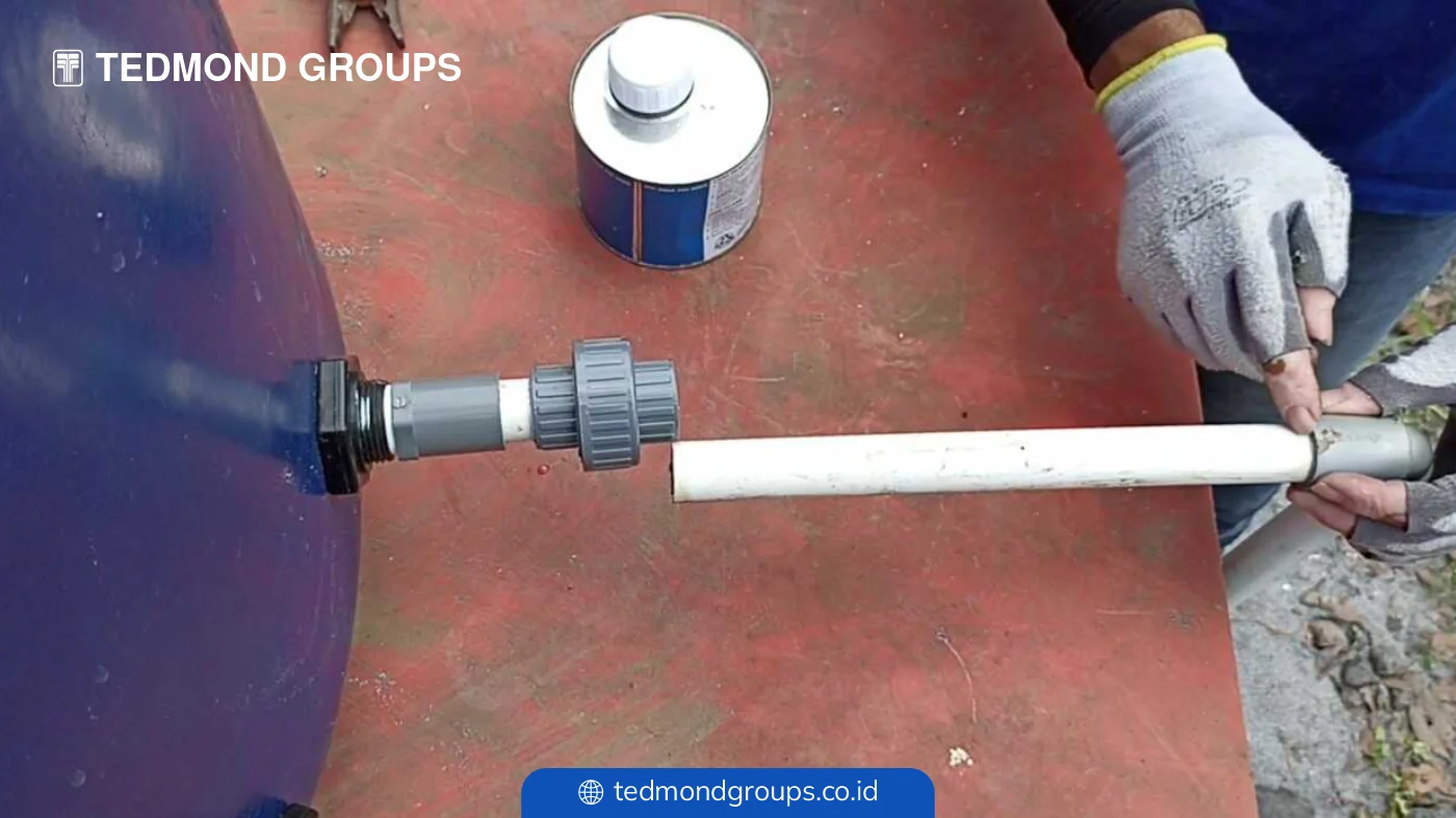 Fungsi seal tape pada sistem tangki air
