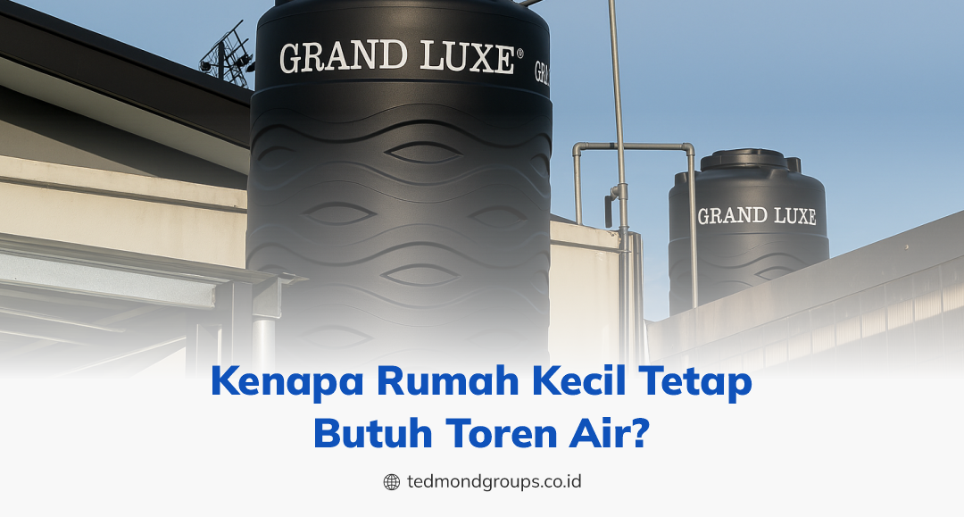 Kenapa rumah kecil tetap butuh toren air