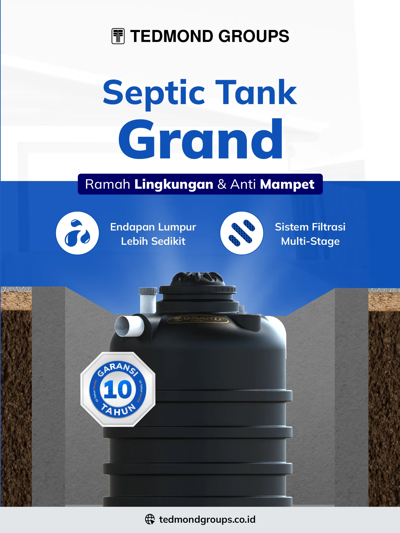 Berbagai keunggulan septic tank grand
