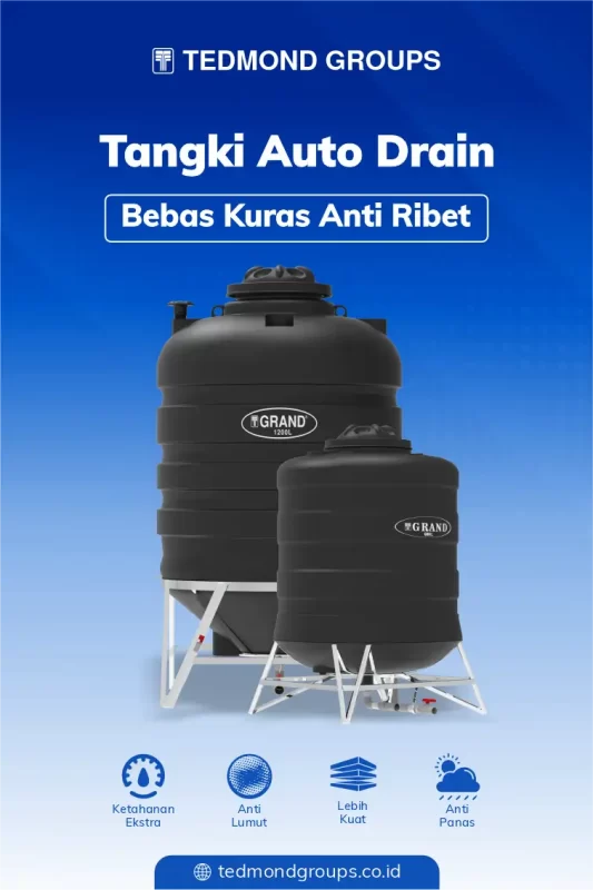 Tangki Auto Drain, Solusi Air Tandon Berminyak Modern