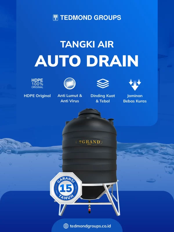 Pakai Tangki Air Auto Drain Pengurasan Maksimal