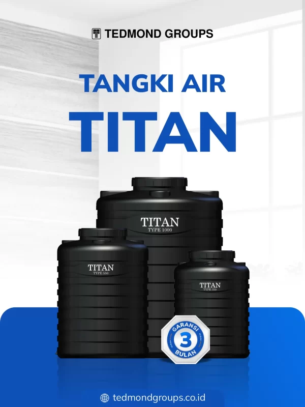 Rekomendasi Tangki Air Termurah, Tangki Air Titan