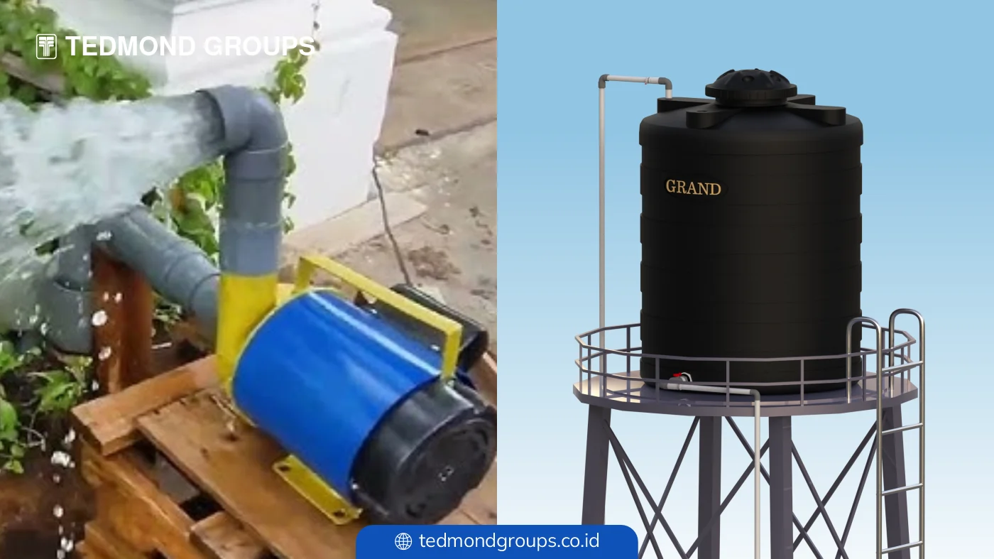 Mana yang lebih baik antara pompa booster atau gravitasi
