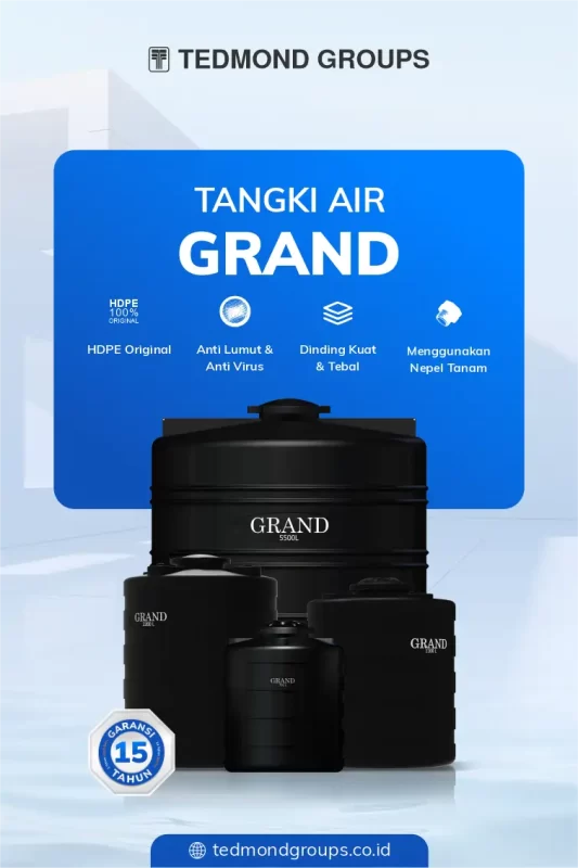Rekomendasi Tangki Air dengan Fitur Triple Protection