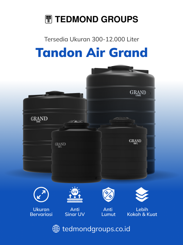 Berbagai keunggulan tangki air merk grand