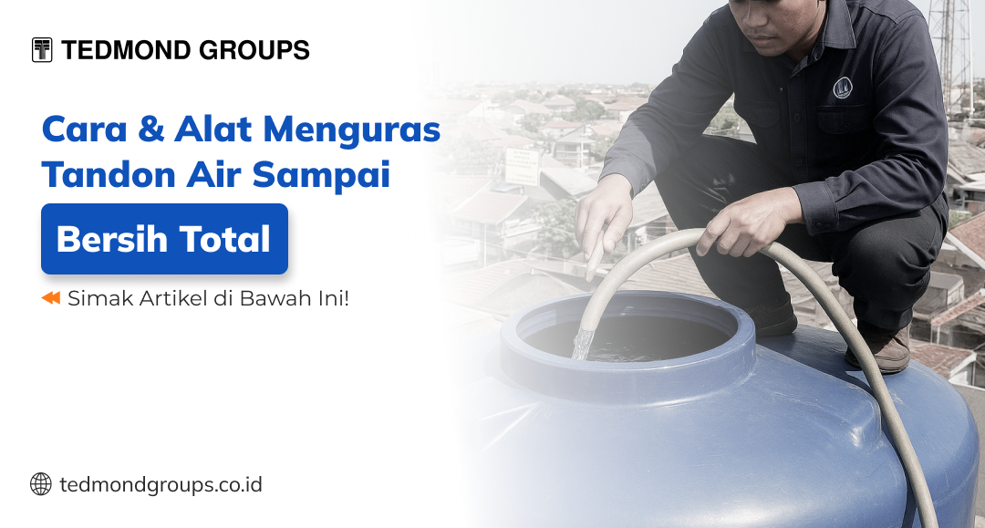 Cara & alat menguras tandon air sampai bersih total