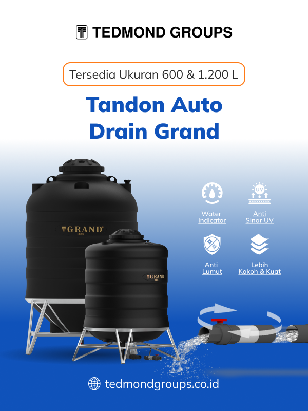 Keunggulan toren air auto drain