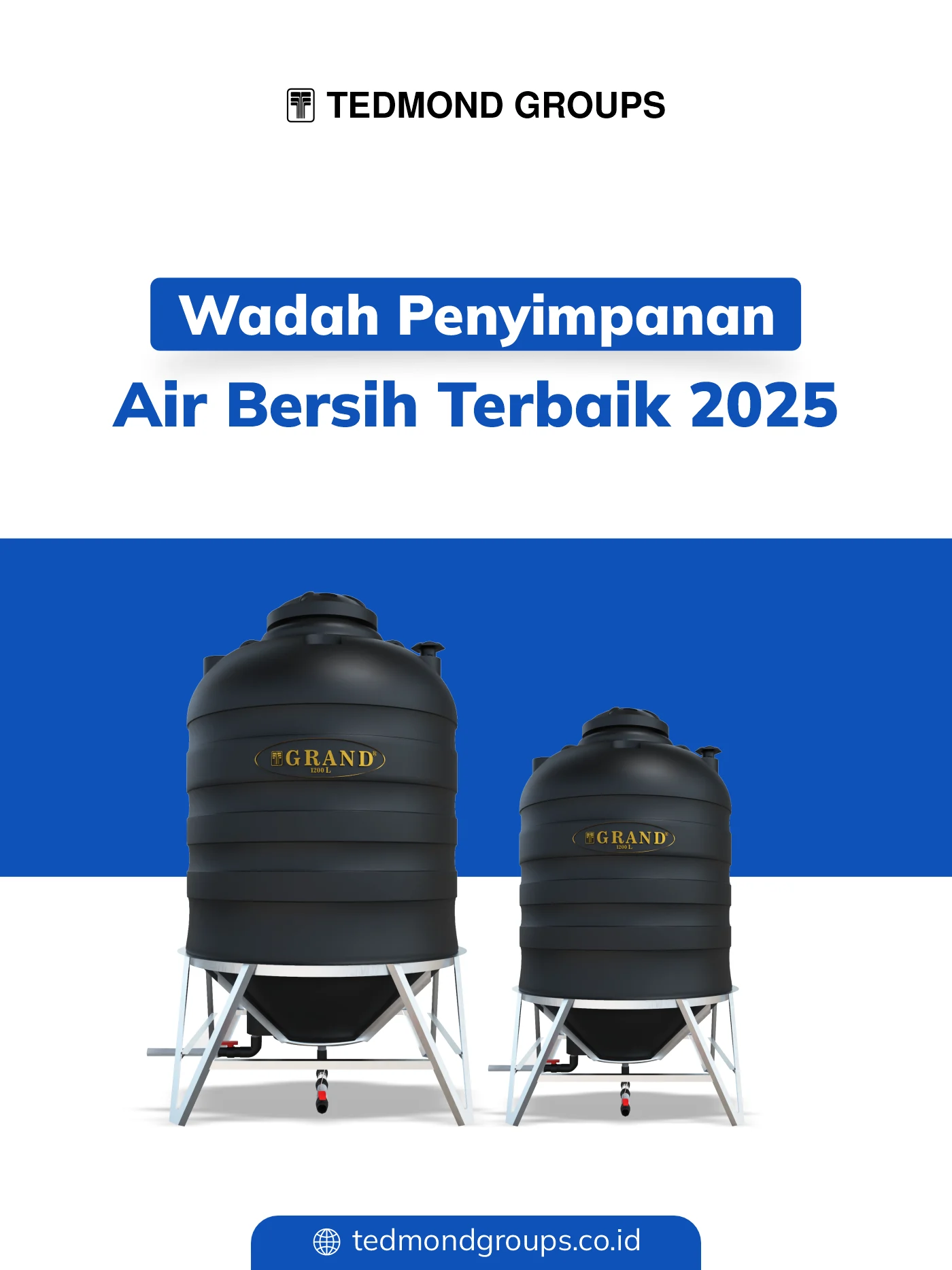 Wadah penyimpanan air bersih terbaik 2025