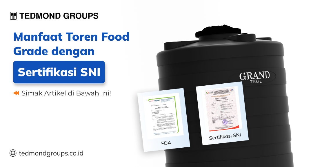 Manfaat toren food grade sni
