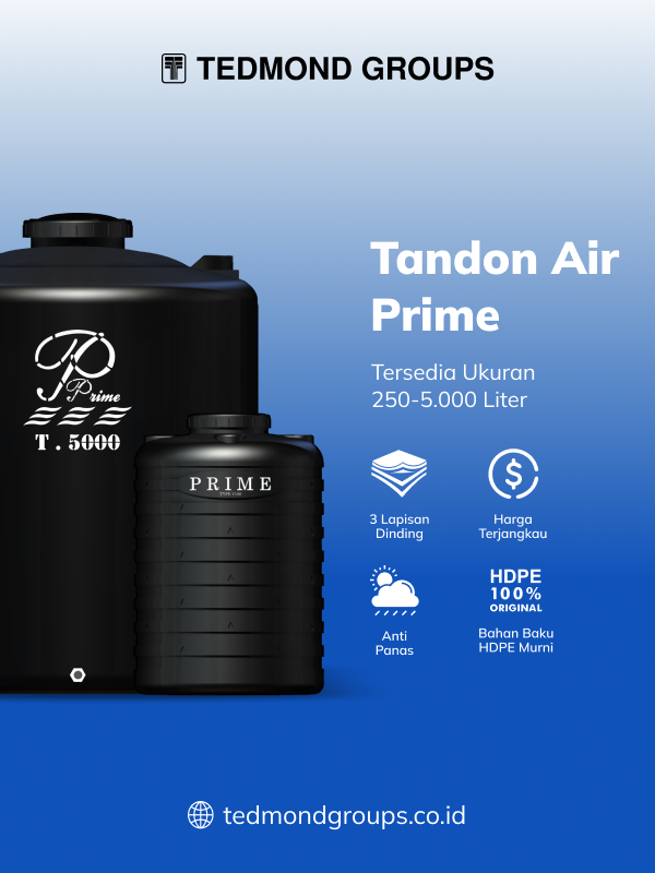 Berbagai kelebihan tandon air prime