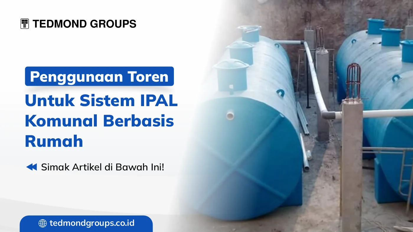 Penggunaan toren untuk ipal komunal