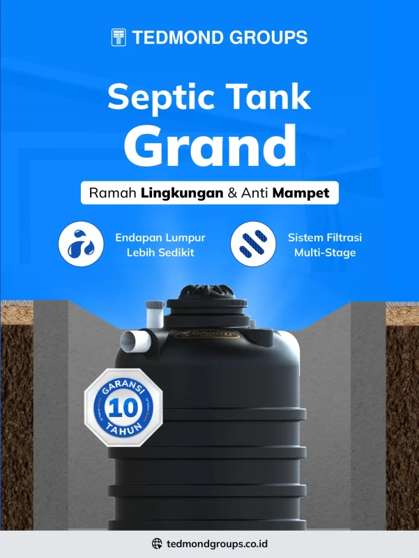 Septic tank grand untuk mendukung sanitasi modern