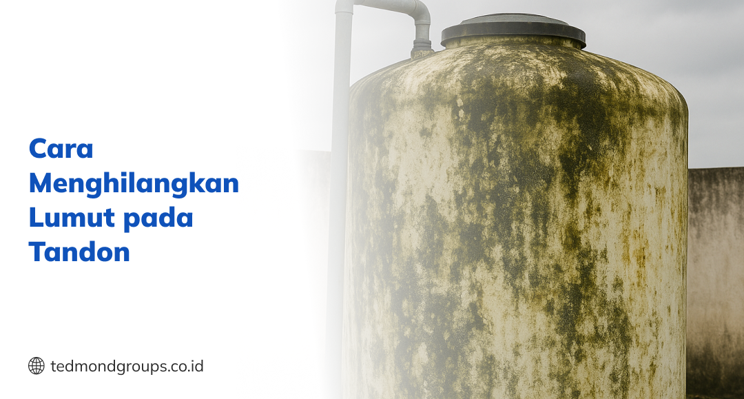 Cara menghilangkan lumut pada tandon