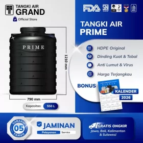Tangki air prime 550 liter