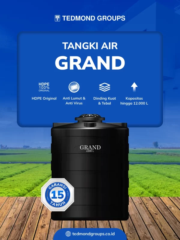 Berbagai keunggulan tangki air grand