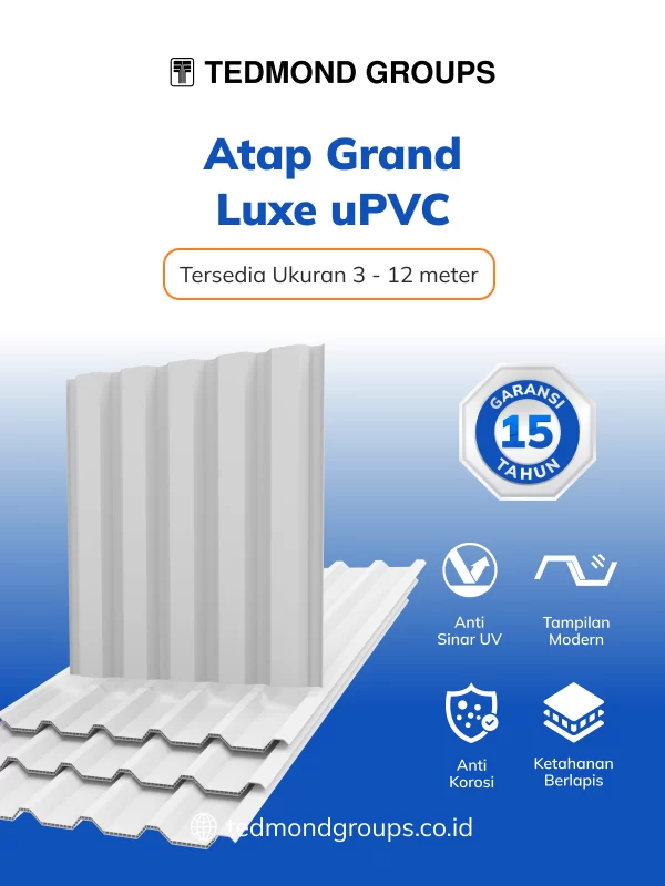 Atap upvc grand luxe sebagai inspirasi desain atap dan genteng modern