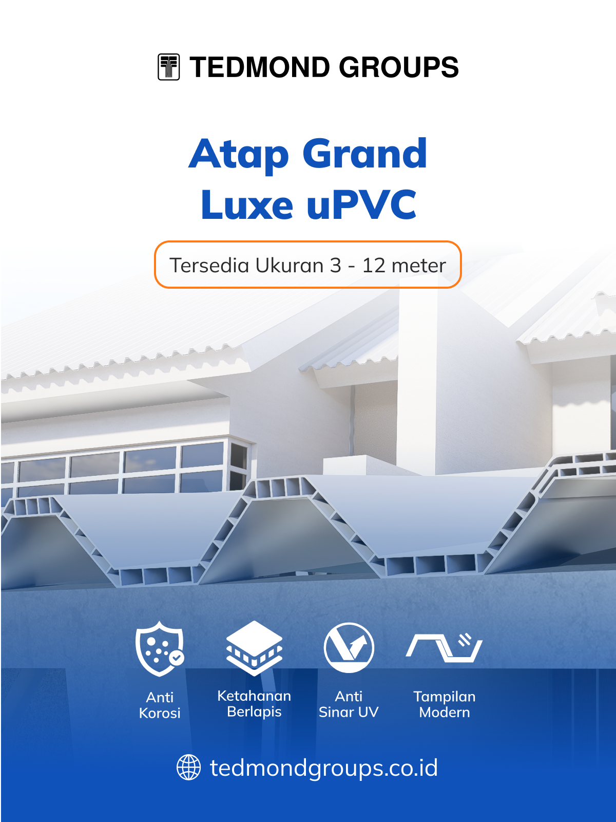 Berbagai keunggulan atap upvc grand luxe