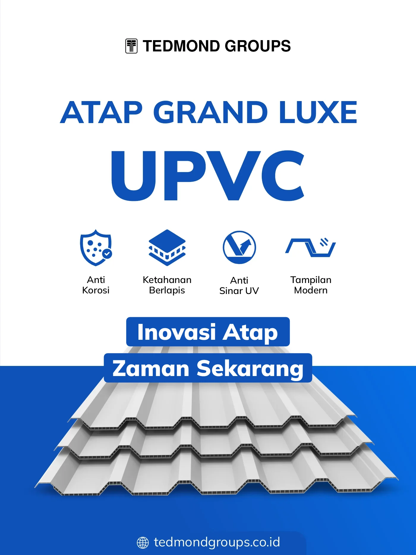 Atap upvc sebagai inovasi atap zaman sekarang