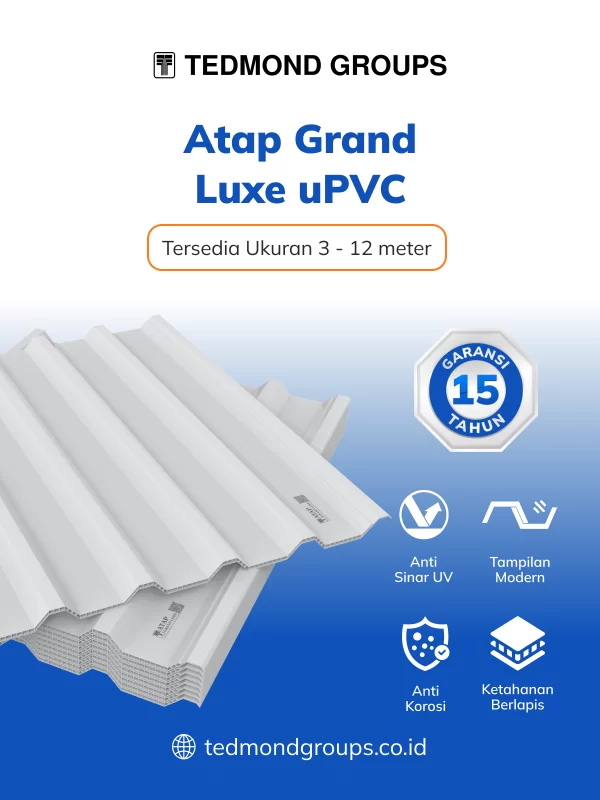 Atap UPVC Grand dan Kesesuaiannya dengan Berbagai Kemiringan