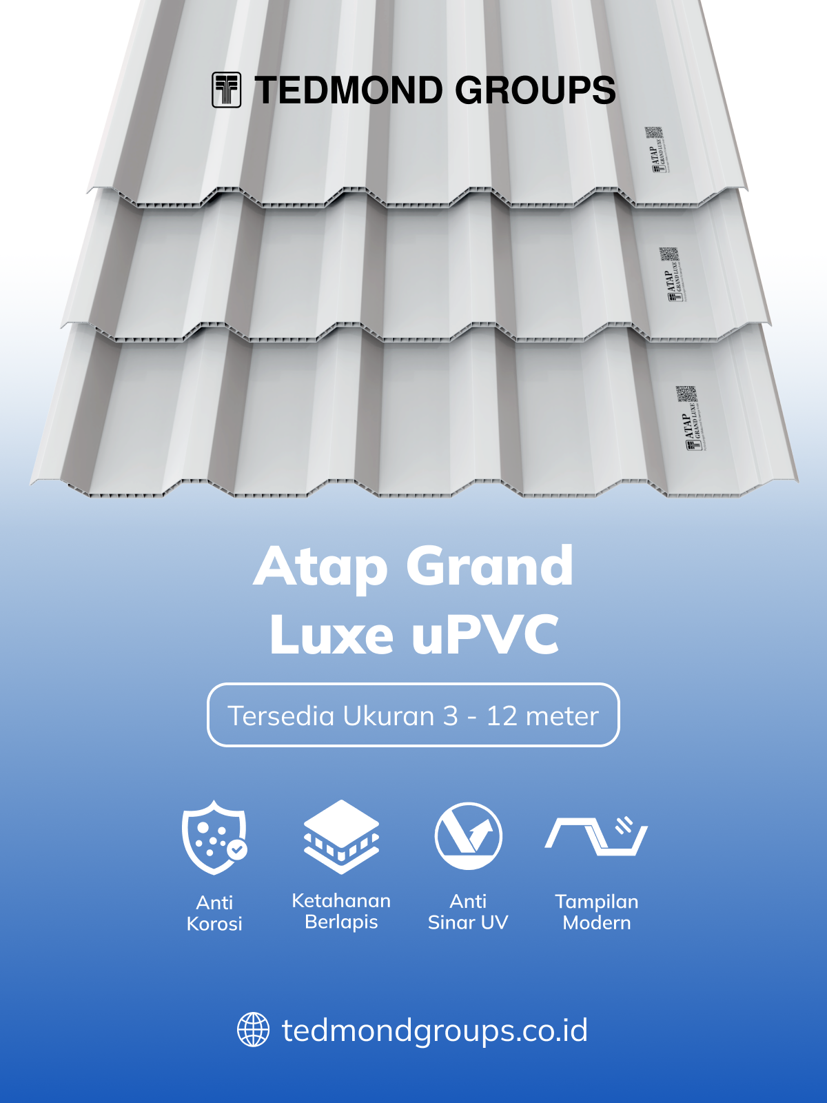 Berbagai Keunggulan Atap UPVC Grand Luxe